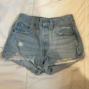 Levi’s 501 Light Wash Shorts